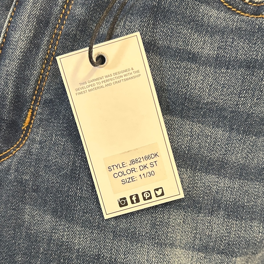 Judy Blue Leopard Print Patch Distressedhigh Wais… - image 3